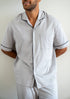 Men summer pajama set Grey T-shirt + Pants